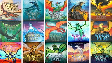 how many wings of fire books are there in total